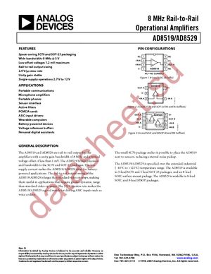 AD8519AR datasheet  